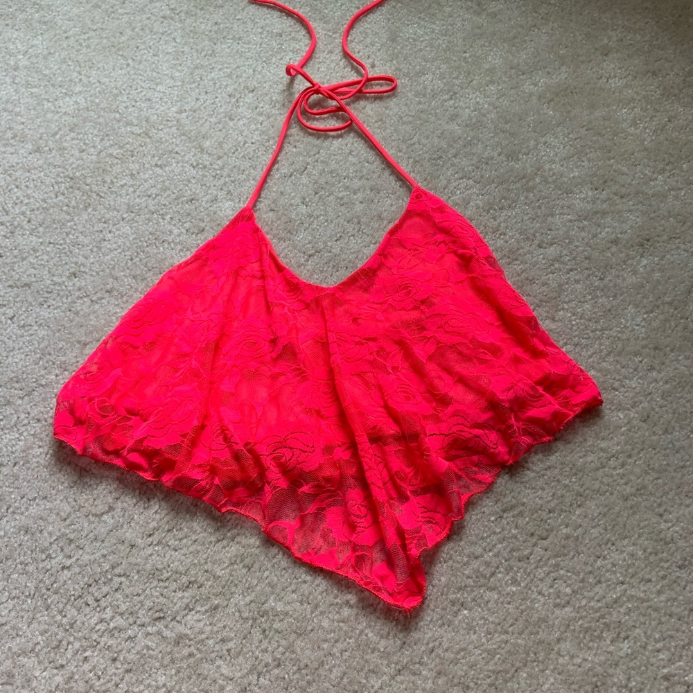 Pink Crop Top